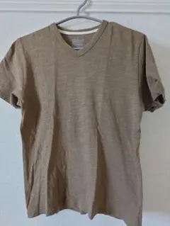 無印良品　メンズTシャツ　カーキ