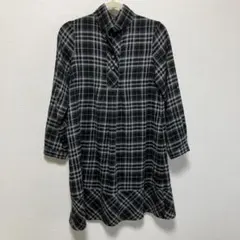 ローラアシュレイ/Laura Ashley 膝丈ワンピ(長チュニック) チェック