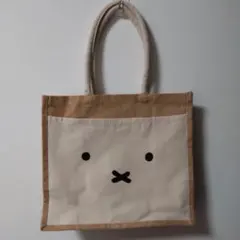 ミッフィートートバッグ 麻製