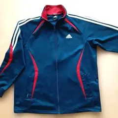 adidas CLIMATITE ネイビー レッド ジャージ