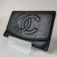CHANEL シャネル 二つ折り財布 ココマーク