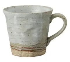 美濃焼 陶器 マグカップ 鎬模様 和食器 2セット