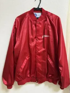 USA古着スタジャン　Lサイズ DUNBROOKE レッド
