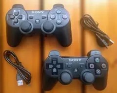 ★SONY純正★PS３ ワイヤレスコントローラー ２個セット ★作動確認済み★