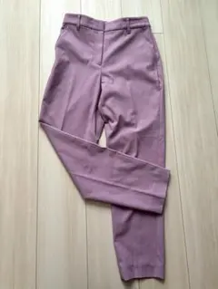 PLST リネンブレンド　スティックパンツ　XS