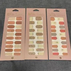 ジェラートファクトリー ネイルシール 3セット②新品