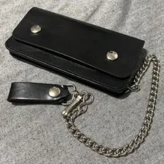【本革】トラッカーウォレット 日本製 ウォレットチェーン付属