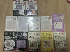 ネイルシール 、ネイルパーツ12セット