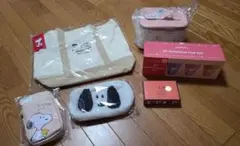 【未開封】スヌーピー　バニティポーチ　ミニ財布　バッグ　メラミンカップ　プライズ