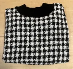 INGNI チェック柄ニットセーター 長袖