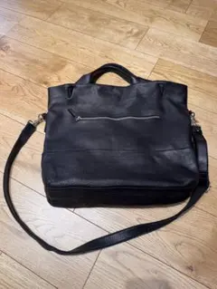 廃番】万双 サンタフェ トート Sサイズ ブラック カーフ - メルカリ