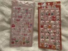 ハローキティ ぷくぷくシール 2枚