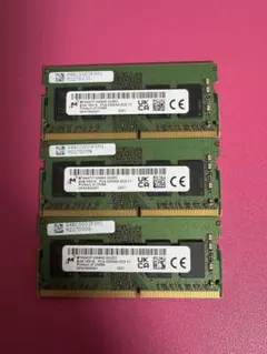 Micron製ノート用メモリDDR4 16GB x 2 (PC4-3200AA) - メルカリ