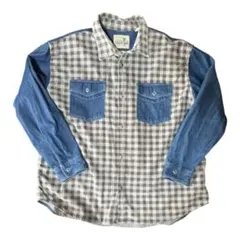 상태좋음 Levi's SilverTab チェック柄 デニムシャツ XL