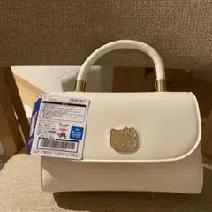 ハローキティ　持ち手付きロングストラップショルダープレートバッグ