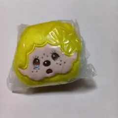 Monchhichi フェイスぬいぐるみ　カラフルバージョン　イエロー　モンチッ