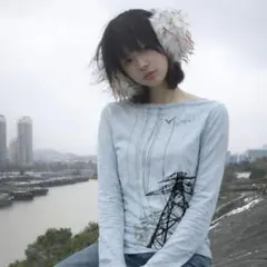 DIESEL Lサイズ ロングスリーブトップス Y2K グランジ アーカイブ