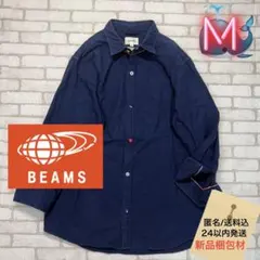 ■BEAMS 七分袖 オックスフォードシャツ トリコロールカラーのサムネイル