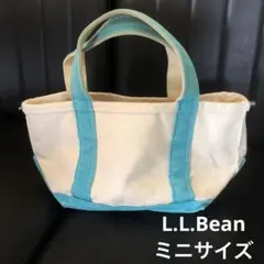 L.L.Beanエルエルビーン　トートバッグ　ミニサイズ　水色
