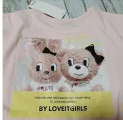 【訳あり☆未着用品】by loveit ラビ子&ビビ転写プリント半袖Tシャツのサムネイル