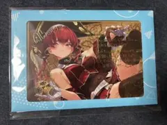 宝鐘マリン 誕生日記念2023箔押し複製サイン&メッセージ入りポストカード