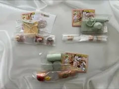 【最終値下げ】シルバニア　森のにぎやかパン屋さん　ガチャガチャ　３点まとめ売り