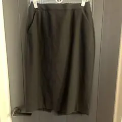 タグ付き　ハイウェストウールブレンドペンシルスカート