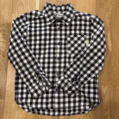 KPBoy 長袖 ブロックチェックシャツ 120
