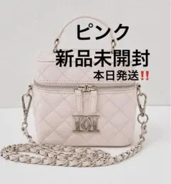 Darich ダーリッチ キルティングスクエアミニバッグ ピンク