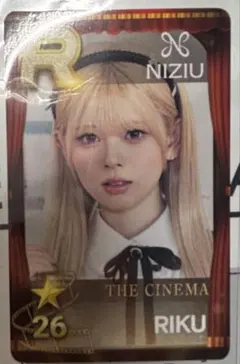 NiziU トレカ リアルカード the cinema リク ssjyp - メルカリ