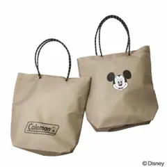 コールマン／ミッキーマウス 両A面トートバッグ　オトナミューズ 7月号　付録