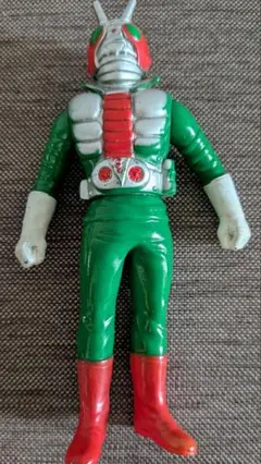 当時物　仮面ライダーV3 ソフビ バンダイ 1989年製 日本製 JAPAN刻印