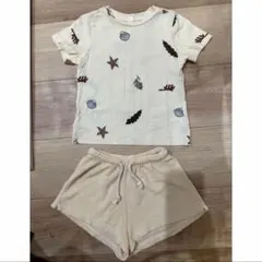 organiczoo Tシャツ　ショートパンツ　セット　1-2y
