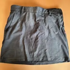 adidas レディース ゴルフスカート 黒　インナーパンツ一体