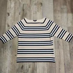 BURBERRY LONDON ボーダー柄サマーニット 15号 A1171のサムネイル