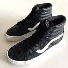 VANS SK8-HI レザーメンズスニーカー ハイカット 男女兼用 スケシュー