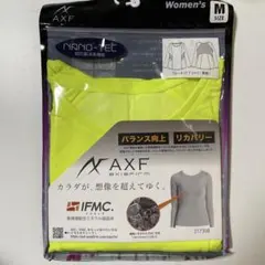 AXF　アクセフ　レディース　クルーネックTシャツ　長袖　イエロー　Mのサムネイル