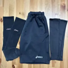 asics 黒 バレーボールパンツ＋α 3点セット