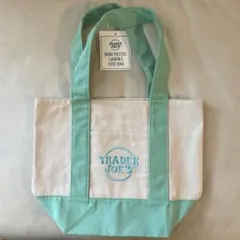 TRADER JOE'S ミニパステルキャンバストートバッグ