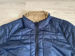 GU ジーユー　中綿ジャケット 紺色 シンプル 防寒 軽量 L