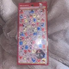 正規品 ボンボンドロップシール　サンリオ文字　キティ　赤キティ