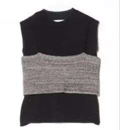 LAGUNAMOON ビスチェセットニットプルオーバー