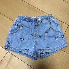 ZARA baby ミッキー　ショートパンツ　デニム　92cm