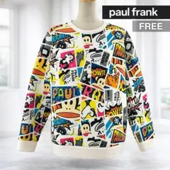 【paul frank】総柄スウェット トレーナー マルチカラー FREE