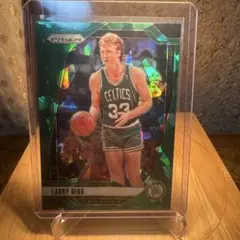 Larry Bird Green Ice Prizm Legends Card