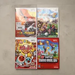 Wii ゲームソフト 4本セット マリオ