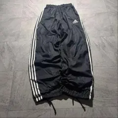 90s OLD adidas nylon wide trackpants Y2K