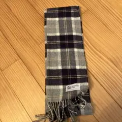 Johnstons of Elgin チェック　マフラー　カシミヤ100% 半額