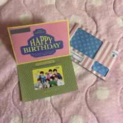 なにわ男子 バースデーカード ファンクラブ 2024