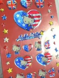 ハローキティ　シール　平成レトロ　サンリオ　シール　可愛い　ステッカー　キラキラ